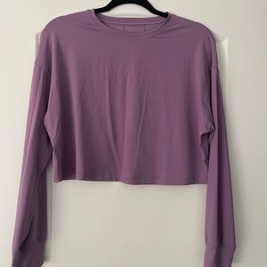 Lululemon sz 4 Muscle Love Long Sleeve Wisteria Purple